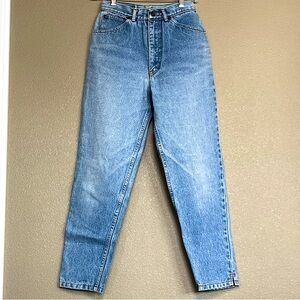 New York High Waist  Notched Ankle Jeans  100% Cotton Light Wash Size 7/8